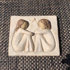 Willow Tree Collection figurine wall hanging 2001 Friendship Forever True Friend